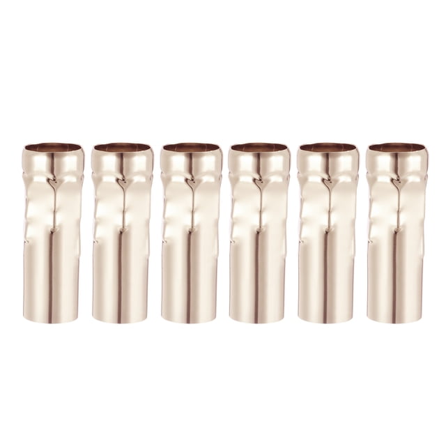 Unique Bargains Forme Bougie Couvre Manches Base de Candélabre de Fer Or Pâle 6 Comte