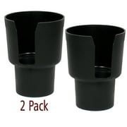 Cup Keeper Cup Holder Adapter - Expands Car Cup Holders - Black - 2 Pk