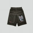 thumbnail image 4 of 2024 Summer New Shorts Jeans Y2K Hip Hop Pocket Loose Denim Shorts Men‘s / Women‘s Harajuku Men‘s Basketball Shorts Street Wear, 4 of 7