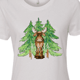 thumbnail image 4 of Inktastic Alaska Moose and Trees Women's T-Shirt, 4 of 5