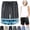Dark Gray, variant on Iced Active Silk Quick Drying Stretch Shorts Cooling Shorts for Senior Women Over 50