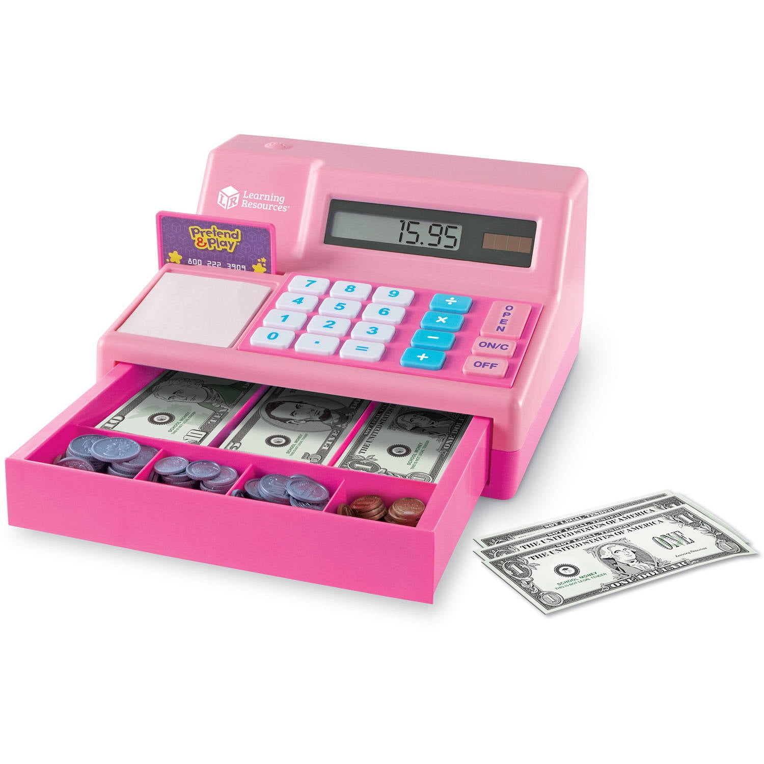 pretend & play calculator cash register