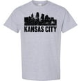 thumbnail image 3 of Inktastic Kansas City Skyline Grunge T-Shirt, 3 of 5