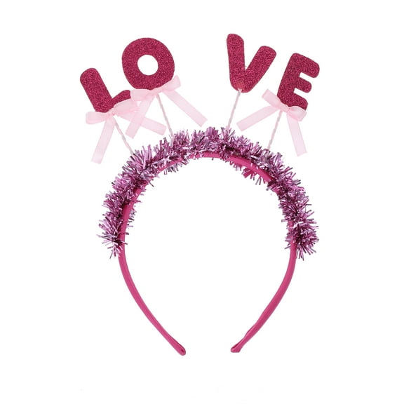 Way to Celebrate Valentine's Day Love Tinsel Headband, 1 Piece