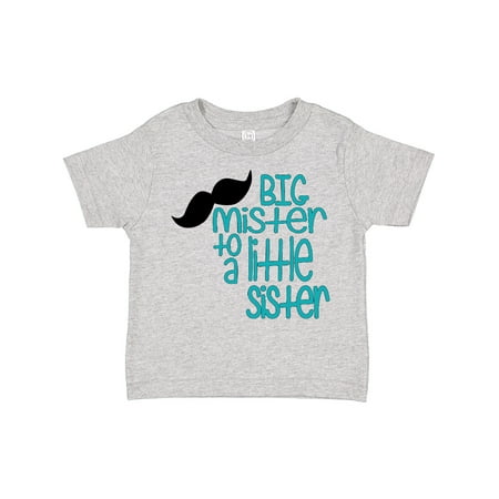 

Inktastic Big Mister to a Little Sister Gift Toddler Boy Girl T-Shirt