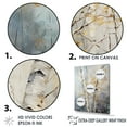 thumbnail image 3 of Designart "Birch Trees With Silver Blue Hues Breathing In The Scenery" Tree Birch Floater Framed Wall Art Living Room, 3 of 5