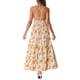 thumbnail image 3 of Vestido Boho de Cuello Halter INSPIRE CHIC para Mujeres, Vestido Maxi Floral Sin Mangas con Cintura Elástica, Vestido de Verano Color Albaricoque XL, 3 of 6