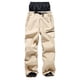 thumbnail image 1 of Pantalones de esquí para hombre y mujer, de invierno, para exteriores, a prueba de viento, impermeables, cálidos, de una sola tabla, pantalones de esquí de doble tabla, 1 of 6