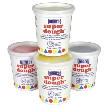 - AMACO Super Dough Modeling Compound, White, 2 Pounds
