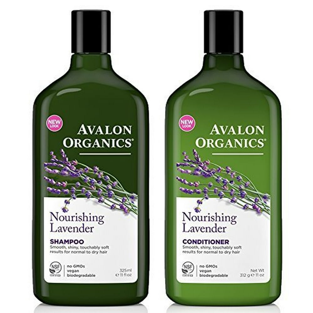 Avalon Organics All Natural Lavender Nourishing Shampoo and Conditioner