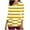 Yellow, variant on Xfvqtps Scrub Tops for Women Striped Soft V-Neck 3/4 Sleeve Scrubs Comfortable Nursing Uniforms New Fashion Casual Printed T-shirt Nursing Clothes Top Working Uniforms with Pockets Pink