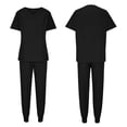 thumbnail image 2 of Haivin Scrub Suit for Women with Pockets and Short Sleeve, Professional Nursing Uniform for Medical Work and Daily Use, 2 of 5