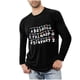 thumbnail image 1 of Blusas y camisas de manga larga con cuello redondo para hombre, deportivas, fitness, hogar, pijamas estampados, camiseta de manga larga con cuello redondo, blusa de poliéster para hombre, 1 of 3