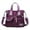 Purple-Type A, variant on Womens Multi Pocket Cross Body Shoulder Bag Messenger Bag Handbag Purple Purple-Type A
