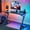 Black, variant on ARES WING 47" Gaming Table with LED Light, Computer Desk for Adult, PC Ergonomic Table Black