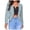 Light Blue, variant on Arlun Womens Open Front Work Blazer Long Sleeve Lightweight Comfy Business Casual Office Jackets Solid Color Open Front Slim Fitted Cardigans with Pockets Yellow XL