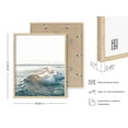 thumbnail image 3 of HAUS AND HUES Ocean Wall Art and Wave Poster - Ocean Wave Posters and Beach Art | Ocean Posters Wave Poster and Ocean Wall Decor Beachy Decorations Home Decor Waves Poster (16" x 20" Framed Beige), 3 of 6