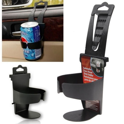 SODIAL NEW Universal Car Truck Drink Water Cup Bottle Can Holder Door Mount Stand（black） 