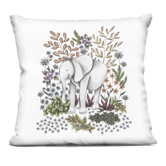 Stupell Industries Jungle Wildlife Elephant Decorative Printed Throw Pillow, design by Cecilia Battaini