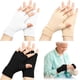 thumbnail image 1 of 3 Pares de Guantes Protectores Finos para Piel de Ancianos, Guantes sin Dedos, Protectores contra la Abrasión para Hematomas L, 1 of 6