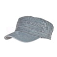 thumbnail image 1 of Big Head Man Large Size Pure Cotton Army Flat Cap Outdoors Baseball Cap Summer Polyester Plus Size Military Hat grey, 1 of 6