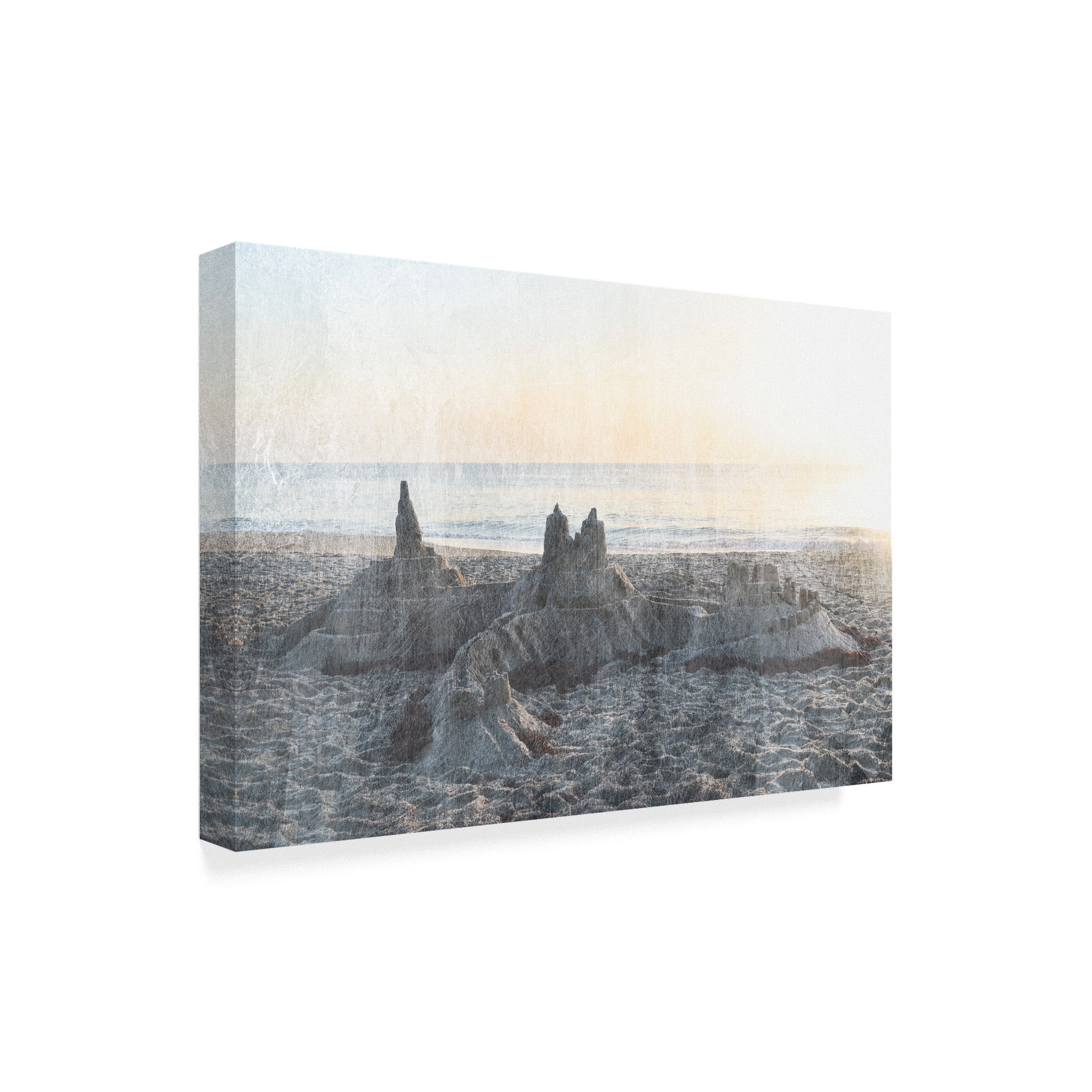Trademark Fine Art 'Sand Castle II' Canvas Art by Sharon Chandler