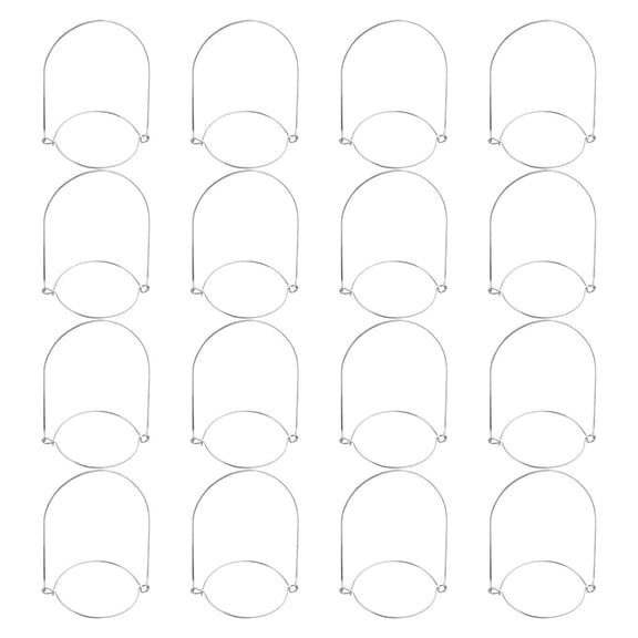 ELAYARD 16pcs Jar Wire Hook Heavy Duty Stainless Steel for Daily Use Beverage Containers