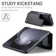 thumbnail image 3 of Dteck Case for Samsung Galaxy Z Fold  7,Magnetic PU Leather Card Slots Wallet Case with RFID Blocking Shockproof Protective Stand Phone Cover for Women Men,Black, 3 of 7