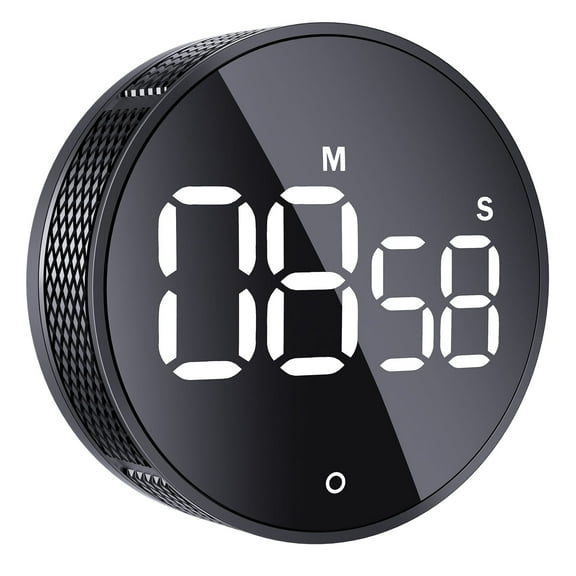 AVINIA Kitchen Timer, Productivity Timer with LED Digital Display, Smart Timer for Home Classroom Gym Office, Volume and Brightness Adjustable Efficana Timer