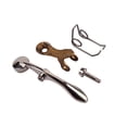 thumbnail image 1 of EeaseCA 1 Set 47.8mm Trumpet Water Key Spit Springs Screws Water Key Holders Small Rumpet Repair Parts CB99, 1 of 7