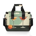 thumbnail image 7 of FORMRS Insulated Cooler Bag 24 Cans Capacity Soft Leakproof Lunch Box with Side Pockets, Red Glasses, 7 of 7