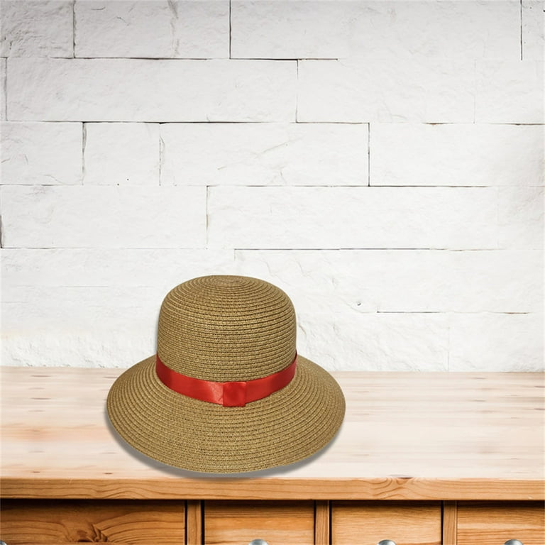 One Piece Straw Hat, Luffy Straw Hat with String One Piece Hat Sun Hat for  Adult Kids Cosplay Props 