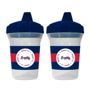 Angle View: MLB Atlanta Braves 2-Pack Sippy Cups
