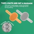 thumbnail image 5 of Multi-Color Pet Bath Brushes (2PCS, Pink) - Cat & Dog Massage & Hair Removal Tools, Pet Hair Cleaning Accessories, 5 of 8