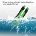 thumbnail image 5 of Uxcell 3pcs Gardening Scissors 6.5" Straight Stainless Steel Blades Hand Pruner Garden Pruning Shears for Plant Flowers Trimming in Garden, Green, 5 of 7