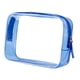 thumbnail image 4 of Bolsa de cosméticos transparente, organizador de cosméticos para artículos de aseo personal. Azul, 4 of 9