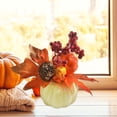 thumbnail image 1 of ¡Descuento Exclusivo!, Decoraciones de Acción de Gracias Adornos de calabaza Adornos de utilería Corona de otoño Decoraciones de hojas de arce Akmoler, 1 of 9