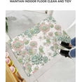 thumbnail image 6 of Shag Bath Rugs Succulent Cactus Tropical Plant Plush Soft Fluffy Doormat Floor Carpet,Non-Slip Living Room Bedroom Kitchen Entryway Door Mats Summer Watercolor Botanical, 6 of 6