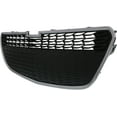thumbnail image 2 of Front Bumper Grille Compatible with CHEVROLET SPARK 2013-2015 Lower Chrome Shell/Painted-Black Insert, 2 of 5