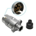 thumbnail image 2 of Enchufe para remolque, enchufe para remolque de 7 pines, adaptador de enchufe eléctrico impermeable para remolque, adecuado para remolque estándar europeo pesado de 7 pines, 2 of 5
