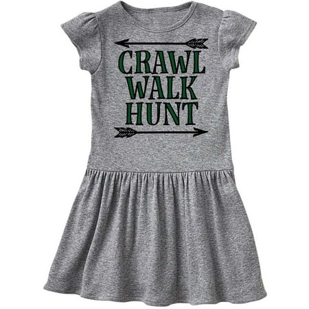 

Inktastic Bow Hunting Crawl Walk Hunt Gift Toddler Girl Dress