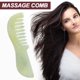 thumbnail image 3 of Peine de pelo de Jade Natural JAMW cabezal de masaje para el cuero cabelludo herramienta de dientes grandes Retro 1 ud, 3 of 5
