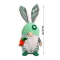 thumbnail image 2 of Easter Faceless Doll with Checkered Ears, 8.27 in, PP Cotton Material, Perfect for Holiday Decor, 2 of 5