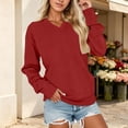 thumbnail image 6 of Enjoytime Sweatshirt For Women V-Neck Long Sleeve Pullover Tops 2026 Fall Fashion Trendy Sweatshirts, 6 of 6