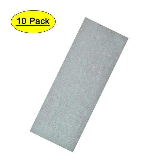 Uxcell Waterproof Sandpapers 9" x 3.6" (230mm x 90mm) 4000 Grits Wet Dry 10 Pack
