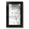 thumbnail image 2 of ArtToFrames 8" x 14" Honors Black with Silver Picture Frame, 8x14 inch Black Wood Poster Frame (WOM-5157),  Pack, 2 of 7