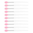 thumbnail image 4 of 10 Pcs Brosses à Lèvres en Silicone Applicateurs Rouges à Lèvres Brosse Produits de Maquillage Portables, 4 of 8