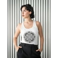 thumbnail image 2 of Mandala Pattern Tank Women -Image by Shutterstock, Female x-Small, 2 of 4