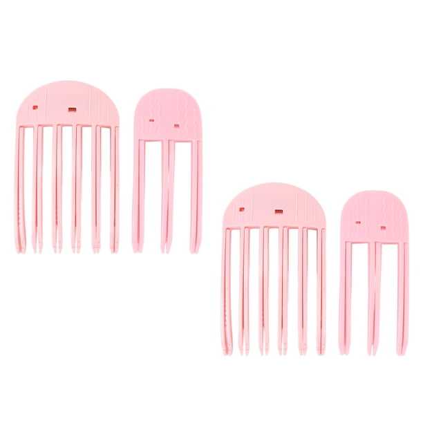 Pinzas Para El Cabello Voluminizadoras Para Flequillo Esponjoso, Sin Rastro, Sin Calor, 4 Peines Curvados Fáciles De Alto Volumen Para Todo Tipo De Cabello