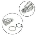 thumbnail image 2 of Latching Metal Push Button Switch 22mm Mounting Dia DPDT 2NO 2NC 24V Green, 2 of 6